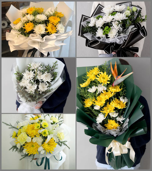 江苏泰州兴化市陶庄镇白事花束代送